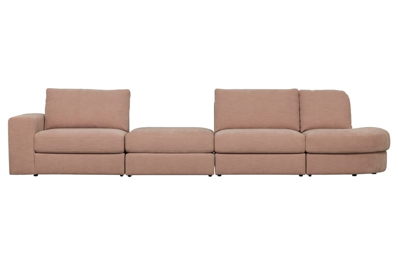 Kulmamoduuli Havelberg Oikea - Roosa - Huonekalut - Sohva - Moduulisohva - Kulmamoduuli