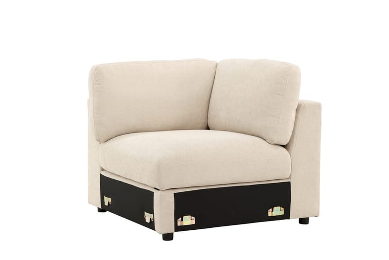 Kulmamoduuli Salerno kankaalla - Beige - Huonekalut - Sohva - Moduulisohva - Kulmamoduuli