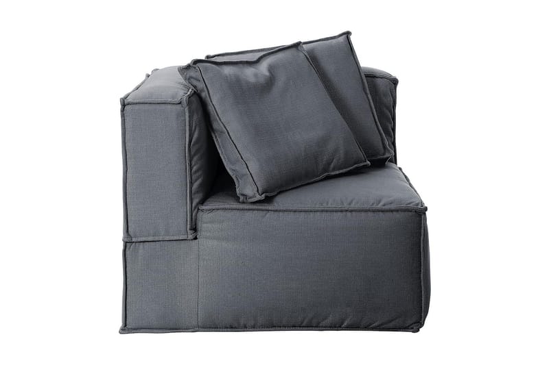 Kulmamoduuli Trianta - Vaaleanharmaa/Musta - Huonekalut - Sohva - Moduulisohva - Muut moduulisohvan moduulit