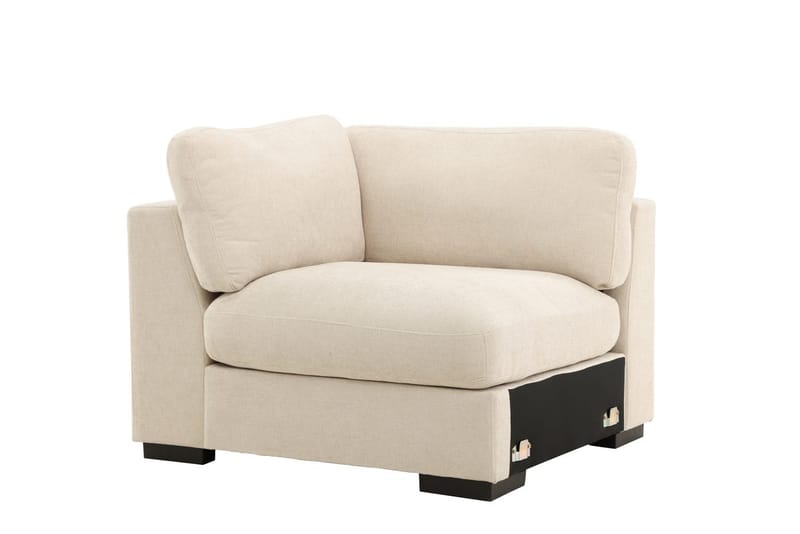 Vasemmanpuoleinen moduuli Salerno kankaalla - Beige - Huonekalut - Sohva - Moduulisohva - Kulmamoduuli