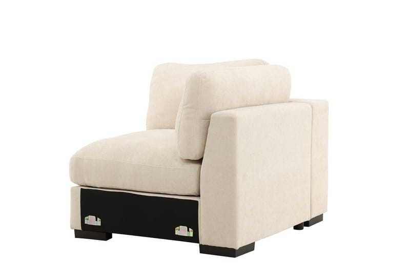 Vasemmanpuoleinen moduuli Salerno kankaalla - Beige - Huonekalut - Sohva - Moduulisohva - Kulmamoduuli