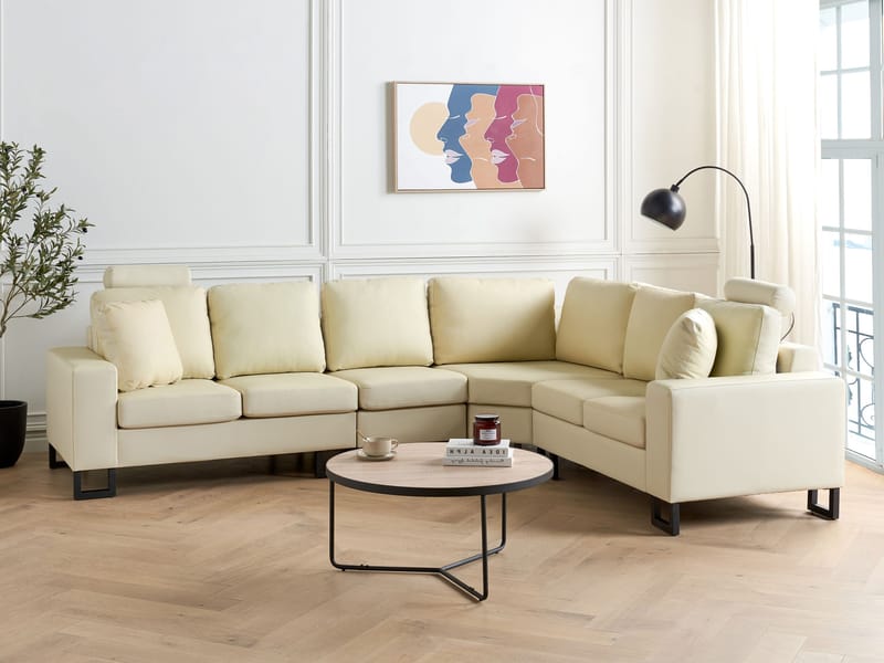 Kulmasohva Stockholm - Vaalea beige - Huonekalut - Sohva - Moduulisohva