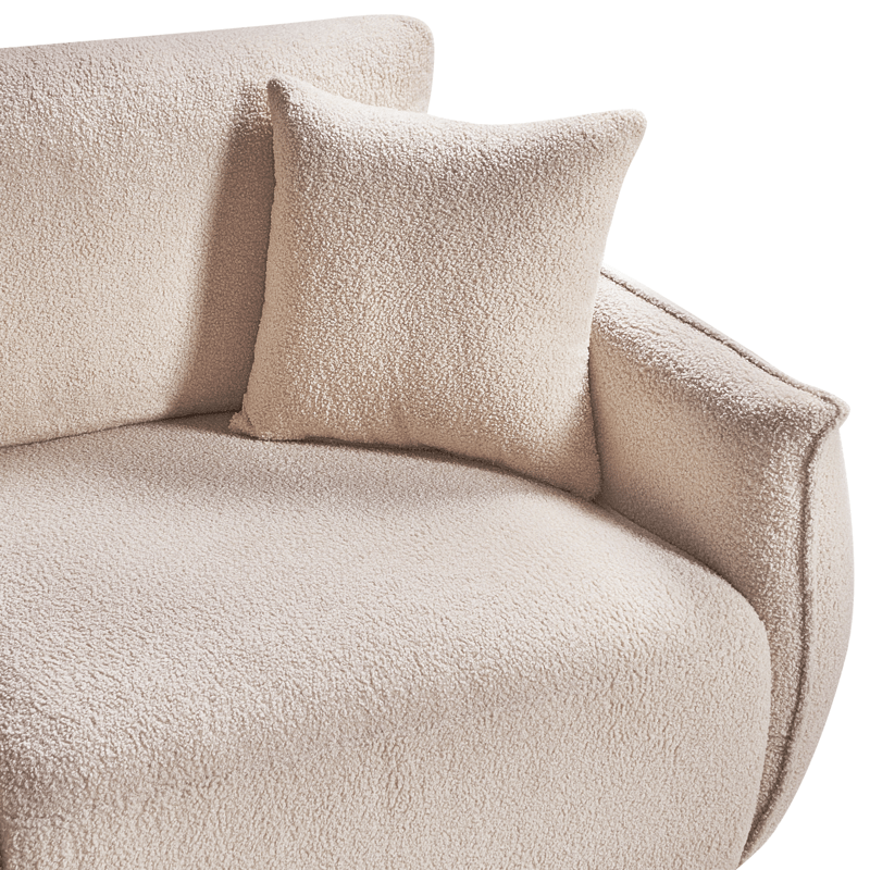 Mesnali 2-istuttava moduulisohva - Beige - Huonekalut - Sohva - Moduulisohva