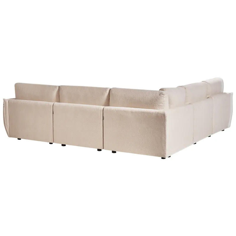 Mesnali 5-istuttava moduulisohva, vasenkätinen - Beige - Huonekalut - Sohva - Moduulisohva