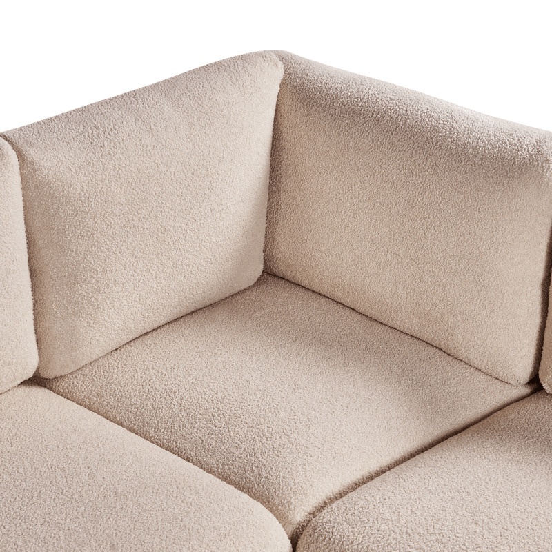 Mesnali 5-istuttava moduulisohva, vasenkätinen - Beige - Huonekalut - Sohva - Moduulisohva