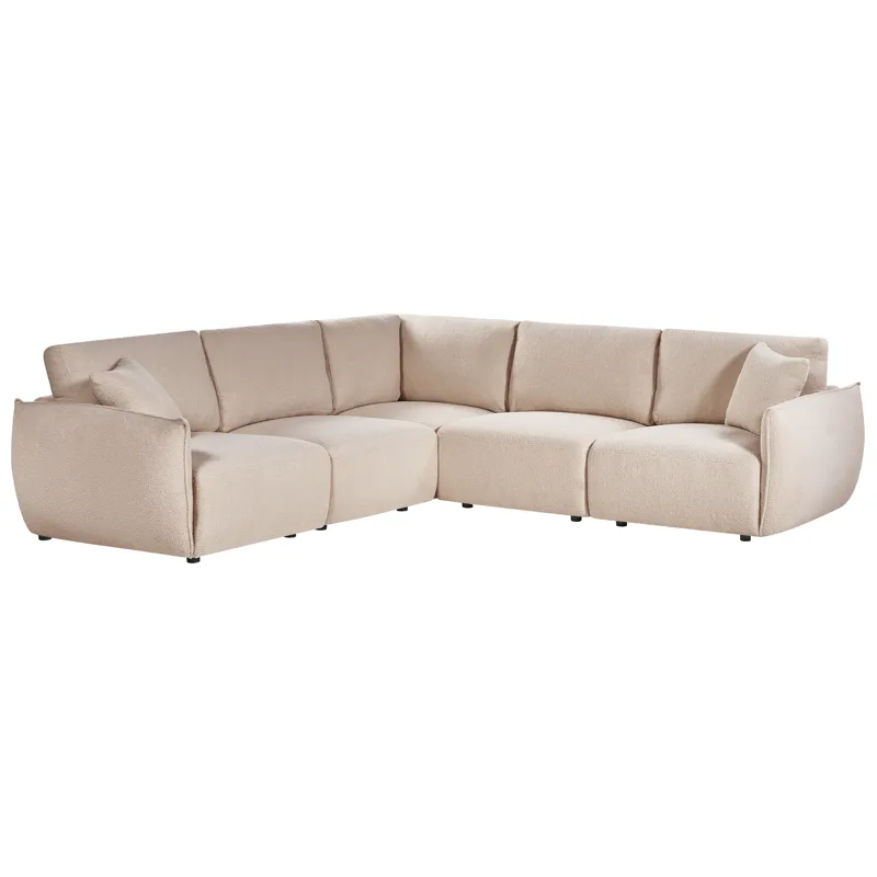 Mesnali 5-istuttava moduulisohva, vasenkätinen - Beige - Huonekalut - Sohva - Moduulisohva