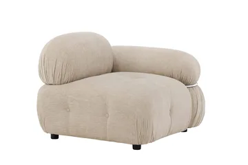 Mika oikea moduuli 95 cm - Beige - Huonekalut - Sohva - Moduulisohva - Kulmamoduuli