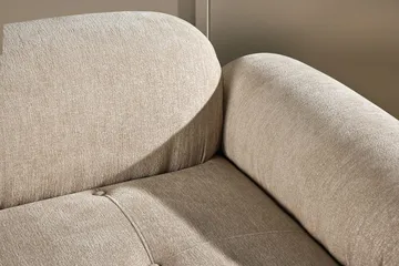 Mika oikea moduuli 95 cm - Beige - Huonekalut - Sohva - Moduulisohva - Kulmamoduuli