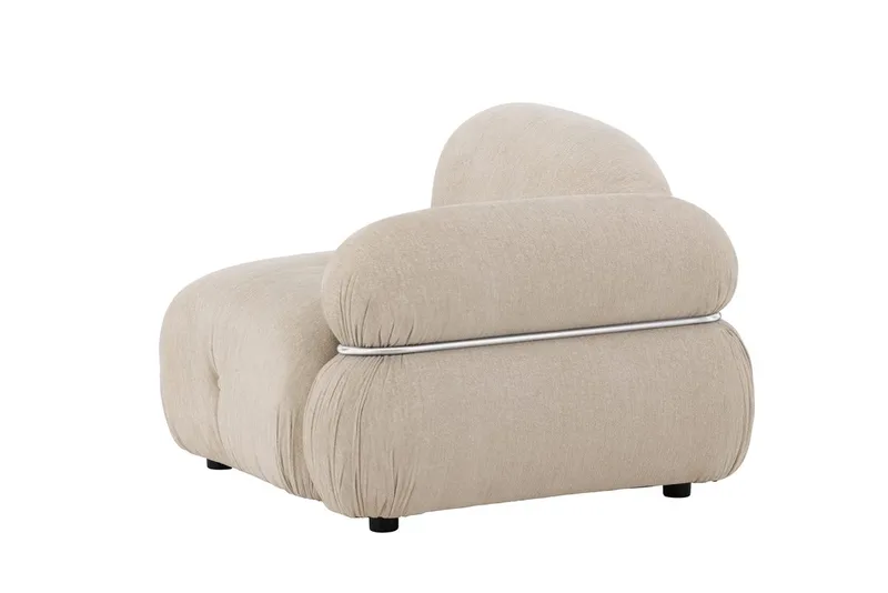 Mika oikea moduuli 95 cm - Beige - Huonekalut - Sohva - Moduulisohva - Kulmamoduuli