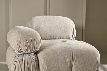 Mika vasen moduuli 95 cm - Beige - Huonekalut - Sohva - Moduulisohva - Kulmamoduuli