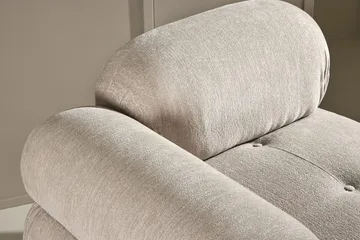 Mika vasen moduuli 95 cm - Beige - Huonekalut - Sohva - Moduulisohva - Kulmamoduuli