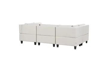 Modulsoffa Beige, Black - Huonekalut - Sohva - Moduulisohva - Moduulisohvakokonaisuus