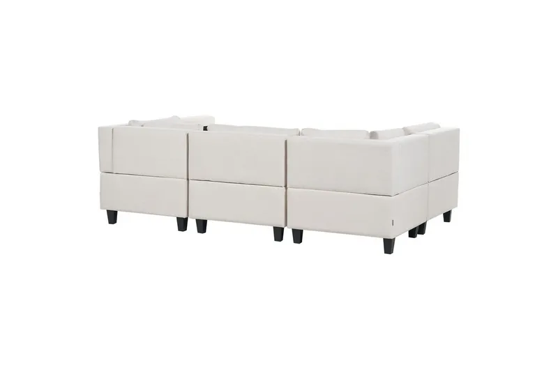 Modulsoffa Beige, Black - Huonekalut - Sohva - Moduulisohva - Moduulisohvakokonaisuus
