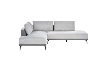 Modulsoffa Beliani Myken Beige/brun/svart, Högervänd Grey Left-faced - Huonekalut - Sohva - Moduulisohva