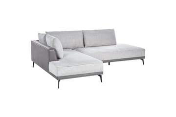Modulsoffa Beliani Myken Beige/brun/svart, Högervänd Grey Left-faced - Huonekalut - Sohva - Moduulisohva