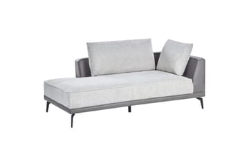 Modulsoffa Beliani Myken Beige/brun/svart, Högervänd Grey Left-faced - Huonekalut - Sohva - Moduulisohva