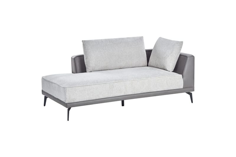 Modulsoffa Beliani Myken Beige/brun/svart, Högervänd Grey Left-faced - Huonekalut - Sohva - Moduulisohva - Muut moduulisohvan moduulit