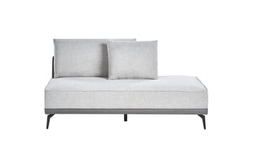 Modulsoffa Beliani Myken Beige/brun/svart, Högervänd Grey Left-faced - Huonekalut - Sohva - Moduulisohva