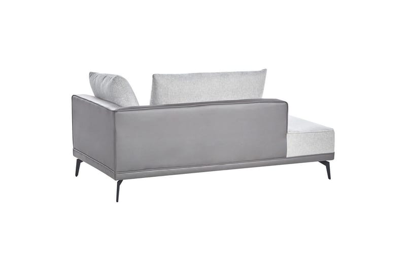 Modulsoffa Beliani Myken Beige/brun/svart, Högervänd Grey Left-faced - Huonekalut - Sohva - Moduulisohva - Muut moduulisohvan moduulit