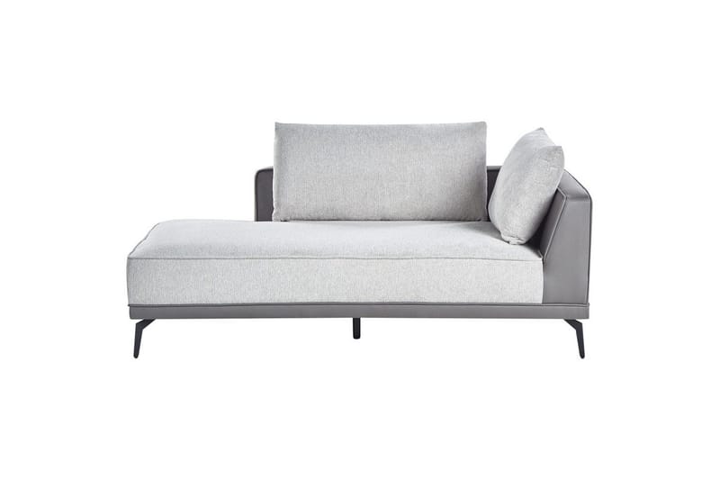 Modulsoffa Beliani Myken Beige/brun/svart, Högervänd Grey Left-faced - Huonekalut - Sohva - Moduulisohva - Muut moduulisohvan moduulit