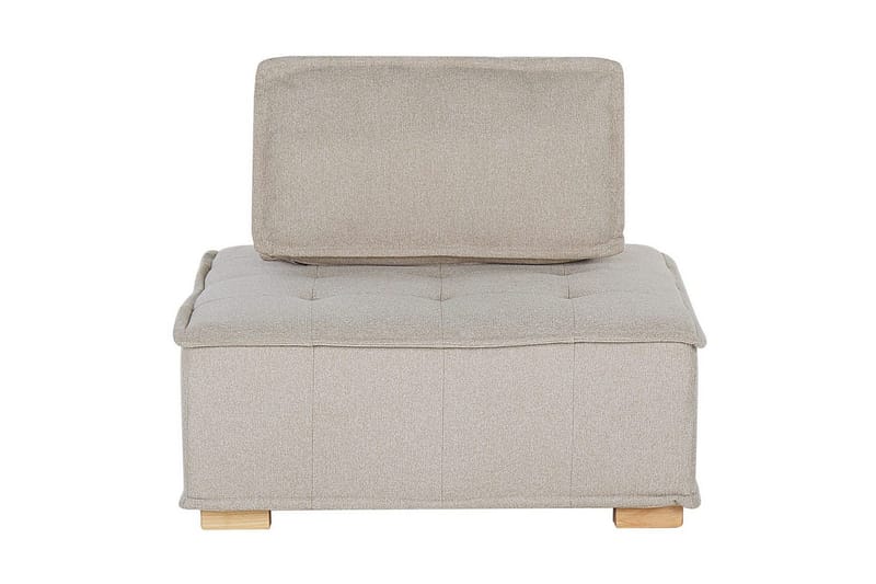 Modulsoffa Beliani Tibro Beige/ljust trä Beige||Light colored wood - Huonekalut - Sohva - Moduulisohva