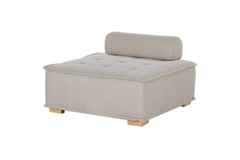 Modulsoffa Beliani Tibro Beige/ljust trä Beige||Light colored wood - Huonekalut - Sohva - Moduulisohva