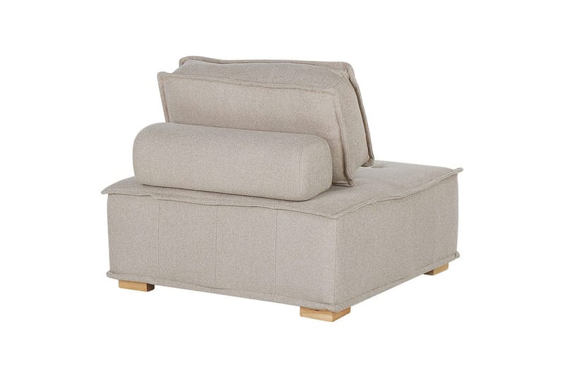 Modulsoffa Beliani Tibro Beige/ljust trä Beige||Light colored wood - Huonekalut - Sohva - Moduulisohva