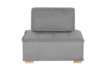 Modulsoffa Beliani Tibro Beige/ljust trä Grey||Light colored wood - Huonekalut - Sohva - Moduulisohva
