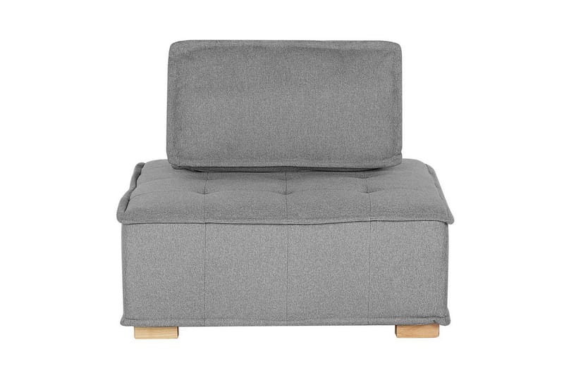Modulsoffa Beliani Tibro Beige/ljust trä Grey||Light colored wood - Huonekalut - Sohva - Moduulisohva