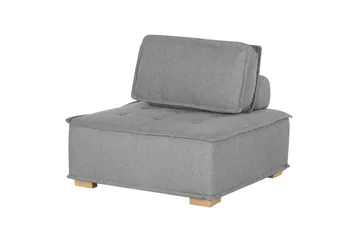 Modulsoffa Beliani Tibro Beige/ljust trä Grey||Light colored wood - Huonekalut - Sohva - Moduulisohva