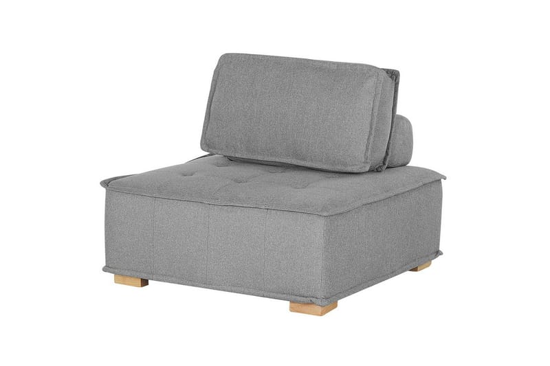 Modulsoffa Beliani Tibro Beige/ljust trä Grey||Light colored wood - Huonekalut - Sohva - Moduulisohva