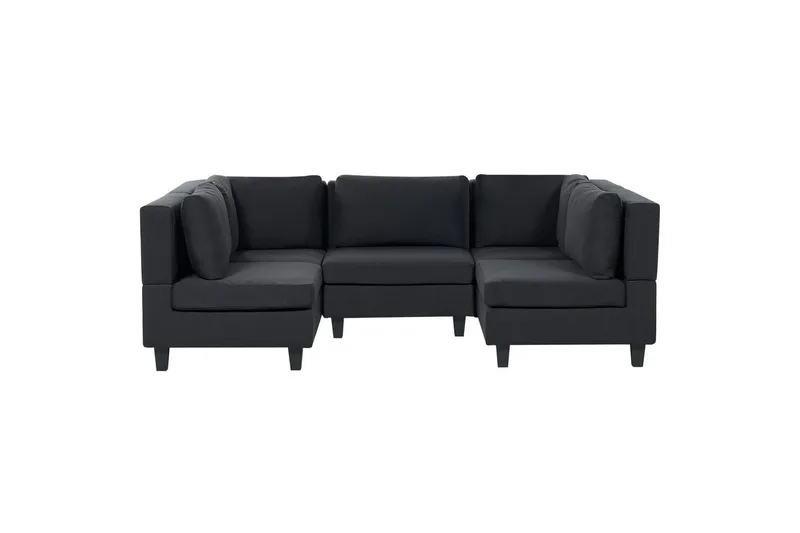 Modulsoffa Beliani Unstad Beige/svart Black, undefined