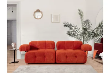 Moduulisohva Belgin 2:n ist - Punainen Manchester - Huonekalut - Sohva - Moduulisohva