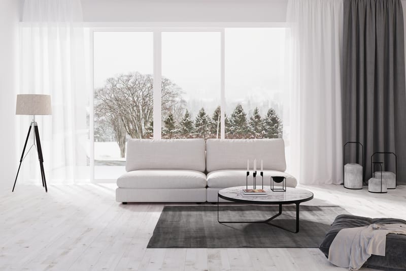 Arken 4-istuttava Modulaarisohva Kankaalla - Vaaleanharmaa - Huonekalut - Sohva - Moduulisohva