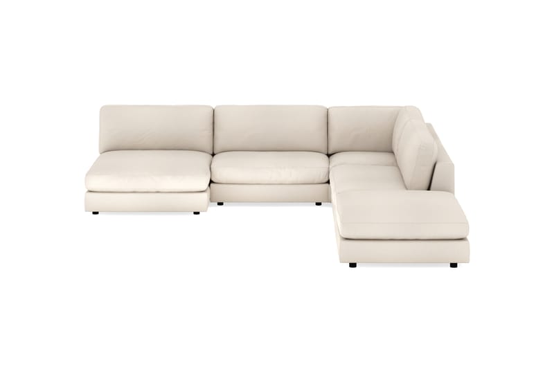 Arken 6-istuttava Käännettävä L-muotoinen Modulaarikulmasohva Divaanilla + Rahi Kankaalla - Beige - Huonekalut - Sohva - Moduulisohva