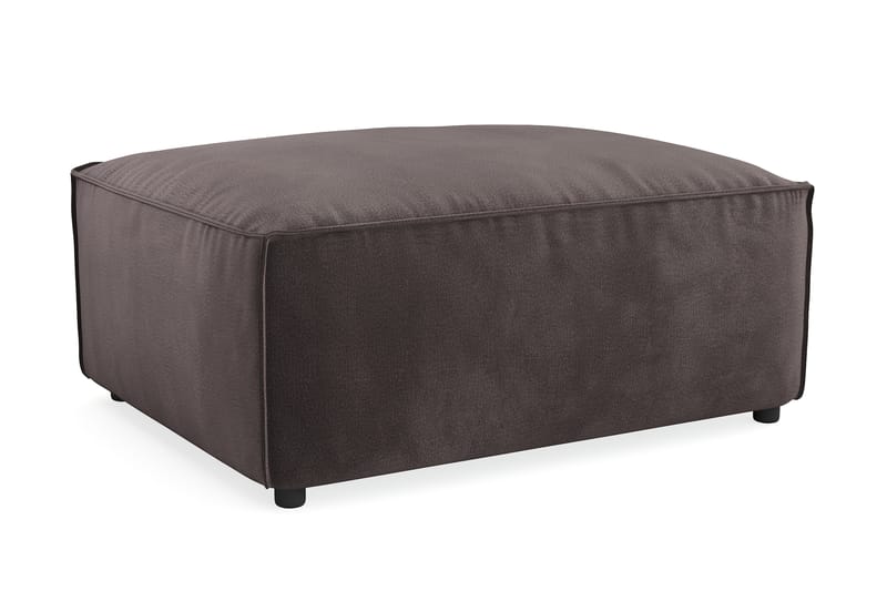 Cubo 1-istuttava Suorakulmainen Rahi Sametti 80 cm leveä - Tummanharmaa - Huonekalut - Sohva - Moduulisohva - Muut moduulisohvan moduulit