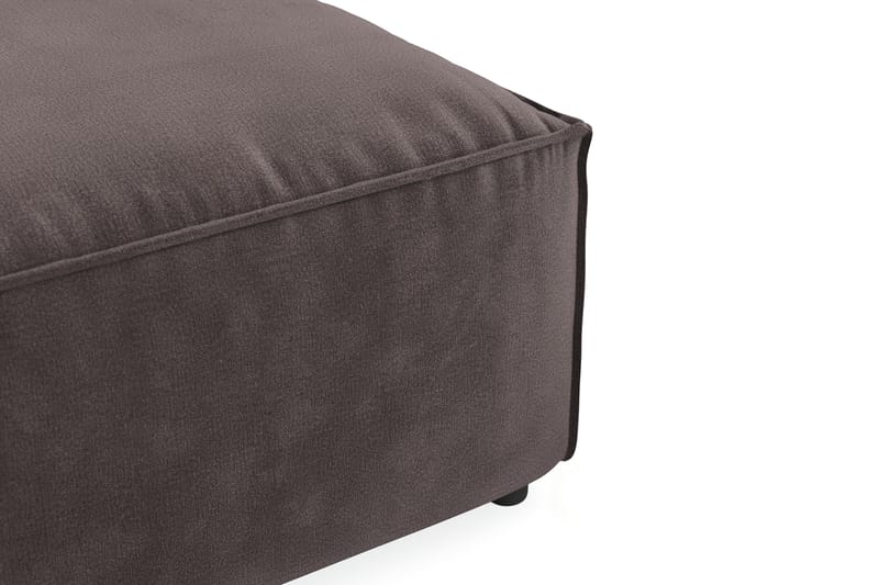 Cubo 1-istuttava Suorakulmainen Rahi Sametti 80 cm leveä - Tummanharmaa - Huonekalut - Sohva - Moduulisohva - Muut moduulisohvan moduulit