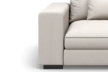 Dubai Vasemmalle Päin Oleva Leveä Käsinojamoduuli Modulaarisohvaan 27 cm Kankaaa - Beige - Huonekalut - Sohva - Moduulisohva - Muut moduulisohvan moduulit