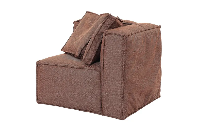 Kulmamoduuli Trianta - Ruskea/Musta - Huonekalut - Sohva - Moduulisohva - Muut moduulisohvan moduulit