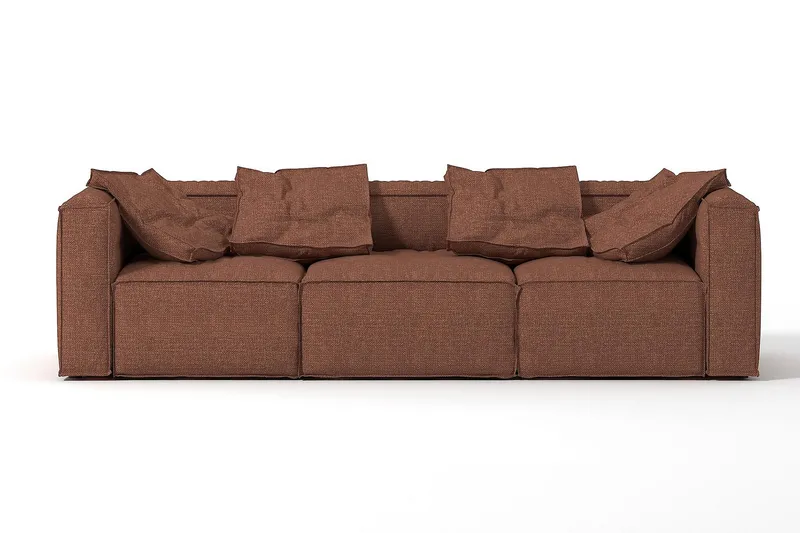 Kulmamoduuli Trianta - Ruskea/Musta - Huonekalut - Sohva - Moduulisohva - Muut moduulisohvan moduulit