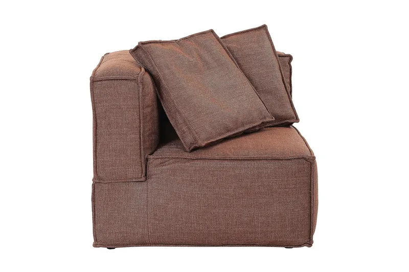 Kulmamoduuli Trianta - Ruskea/Musta - Huonekalut - Sohva - Moduulisohva - Muut moduulisohvan moduulit