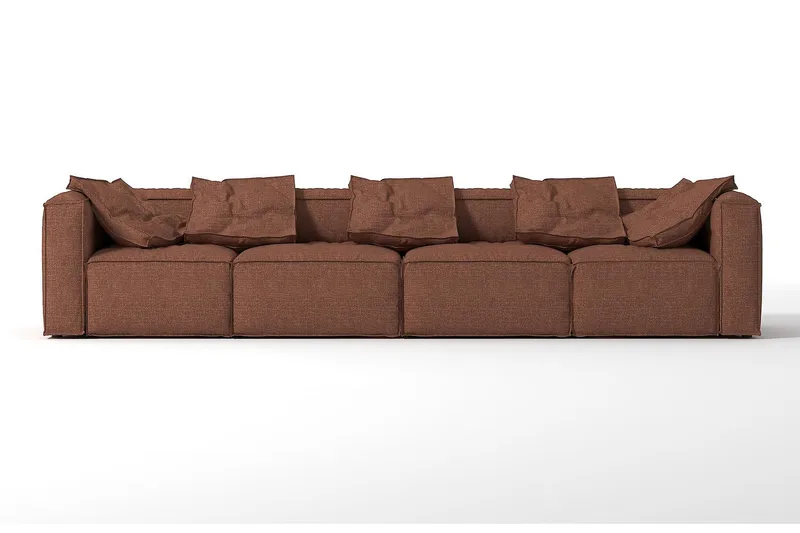 Kulmamoduuli Trianta - Ruskea/Musta - Huonekalut - Sohva - Moduulisohva - Muut moduulisohvan moduulit