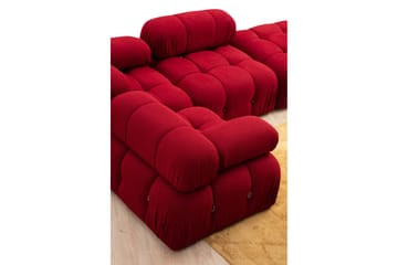 Oikeamoduuli Belgin 95 cm - Punainen - Huonekalut - Sohva - Moduulisohva - Muut moduulisohvan moduulit