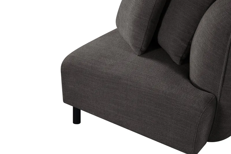 Oikeamoduuli Whitfield - Tummanharmaa - Huonekalut - Sohva - Moduulisohva - Muut moduulisohvan moduulit