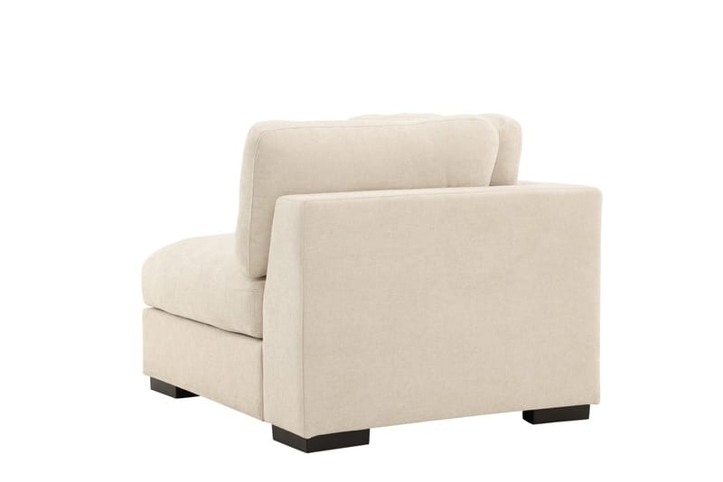 Oikeanpuoleinen moduuli Salerno kankaalla - Beige - Huonekalut - Sohva - Moduulisohva - Kulmamoduuli