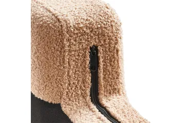 Schäslong Beliani Ewron Beige, svart, Högervänd Beige||Black Right-faced - Huonekalut - Sohva - Moduulisohva - Muut moduulisohvan moduulit
