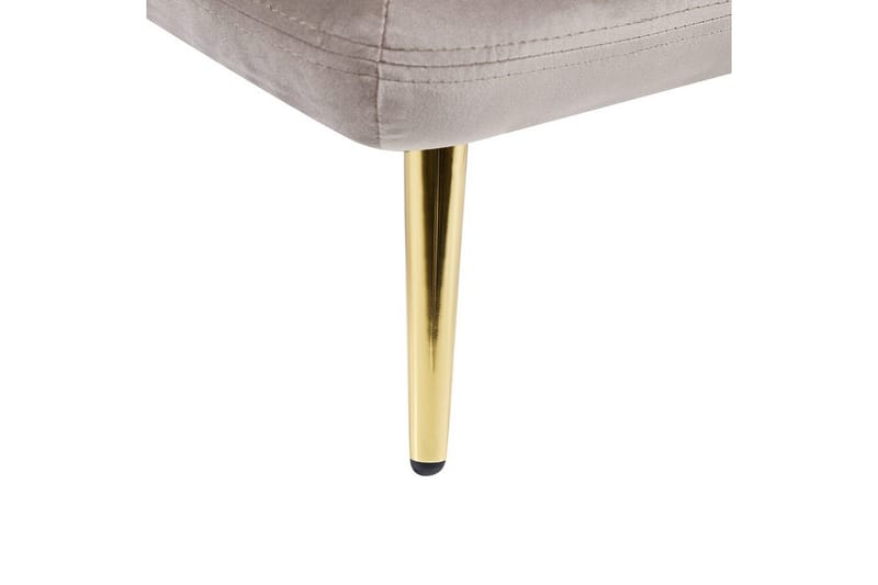 Schäslong Beliani Gonesse Beige, Grå, Guld Beige||Grey||GOLD - Huonekalut - Sohva - Moduulisohva - Muut moduulisohvan moduulit