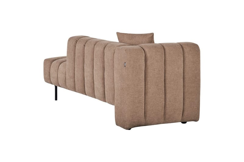 Schäslong Beliani Lannils Brun, Svart, Högervänd Brown||Black Left-faced - Huonekalut - Sohva - Moduulisohva - Muut moduulisohvan moduulit