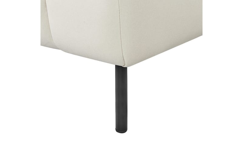 Schäslong Beliani Lannils Brun, Svart, Högervänd White||Black Left-faced - Huonekalut - Sohva - Moduulisohva - Muut moduulisohvan moduulit