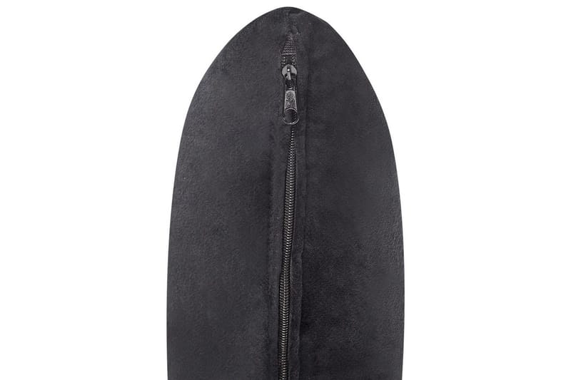 Schäslong Beliani Lattes Grå, mörkt trä, Högervänd Black||Dark colored wood Right-faced - Huonekalut - Sohva - Sohvasängyt